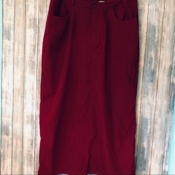 Jeans style long skirt - Picture 2 of 5